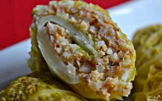 Сочные голубцы с куриным фаршем и рисом приготовленные в духовке пошаговый рецепт с фото