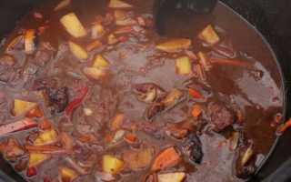 Баранина тушеная с овощами пошаговый фото рецепт