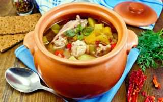 Жаркое с курицей и картошкой в горшочке, рецепт с фото