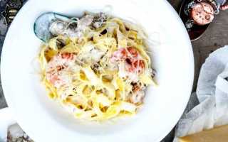 Паста с морепродуктами в сливочном соусе – нежный вкус Италии! Проверенные рецепты пасты с морепродуктами в сливочном соусе