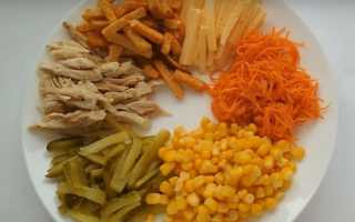 Салат «Муравейник с курицей — рецепты с картофельной соломкой