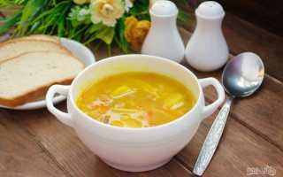 Картофельная похлебка с фасолью и яичной лапшой