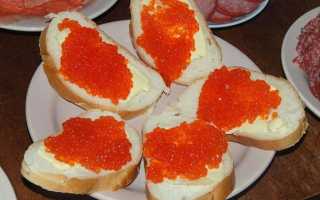 Бутерброды с икрой — 14 домашних вкусных рецептов приготовления