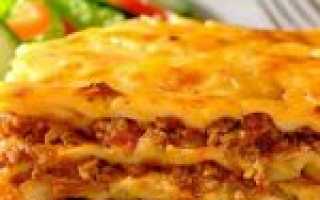 Лазанья с соусом Бешамель — классический пошаговый рецепт