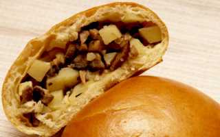 Пирог с картошкой и грибами — 8 рецептов приготовления