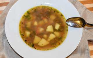 Вкусный суп на говяжьем бульоне: первое блюдо с грибами и гречкой
