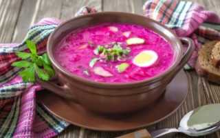 Свекольник горячий — рецепт классический (с мясом и постный)